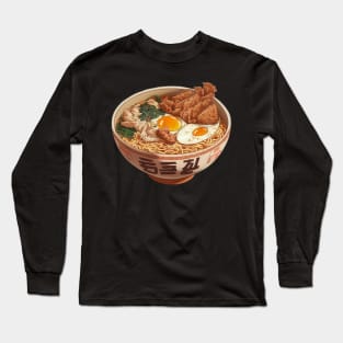 Fried Chicken Ramen Long Sleeve T-Shirt